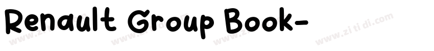 Renault Group Book字体转换